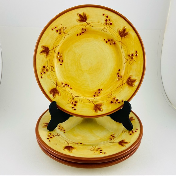 Fitz and Floyd Del Vino Grapevine Salad Plate - Picture 2 of 7